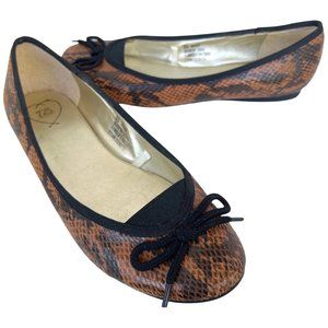 🌸4/$20🌸 NWOB G21 725 Faux Snake Print Ballet Flats